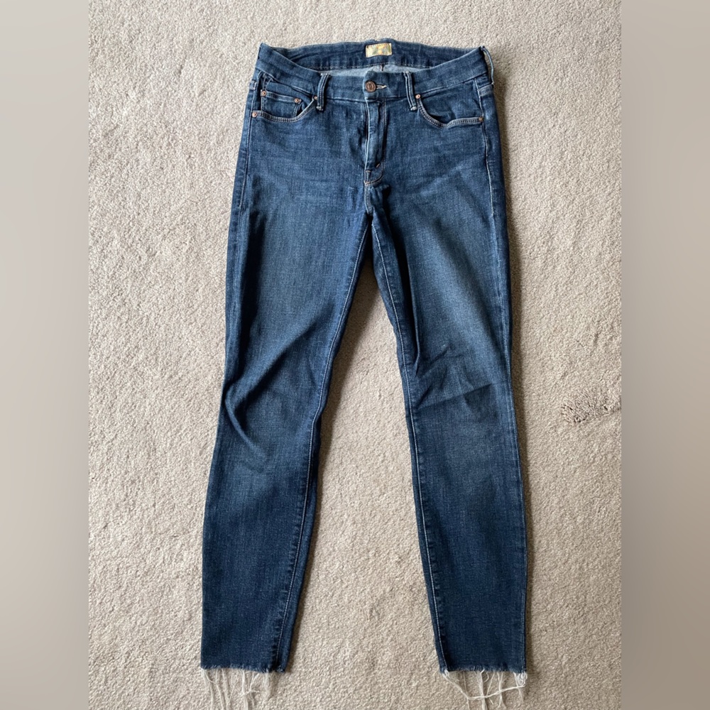 MOTHER Looker Ankle Fray Size 28 Girl Crush